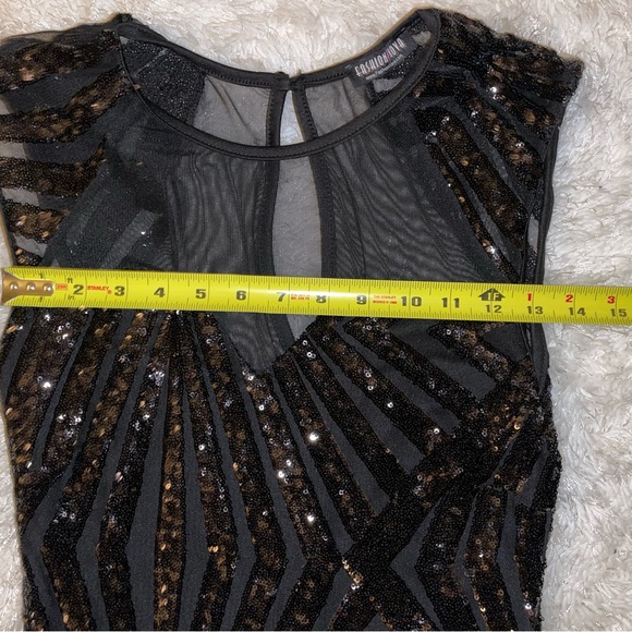 🥳🎊HOSTPICK🛍Lil Black Sequence Party Dress Pre Loved Like New 💃🏾SPARKLING 🪩 - Picture 10 of 16
